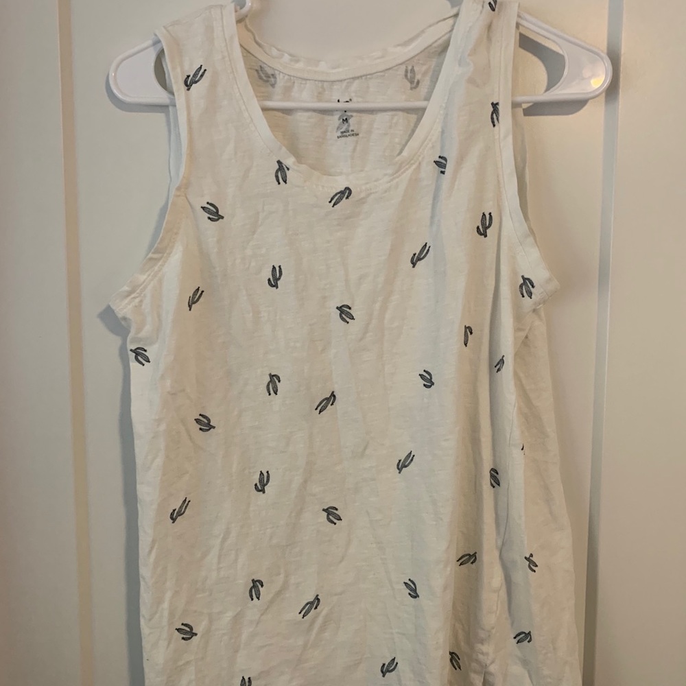 Cactus Print Tank